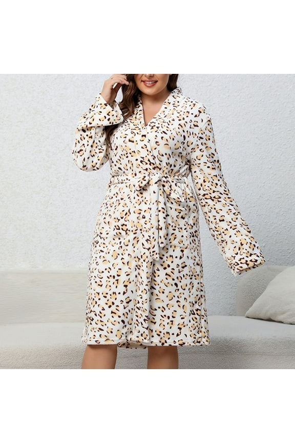 Wancir Women's Luxurious Heart Embossed Fleece Robe Dressing Gown Winter Cosy Changing Robe Soft Warm Loungewear