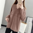 thumbnail image 1 of Wancir Women's Nursing Hoodie Sweatshirt Long Sleeves Breastfeeding Maternity Tops Casual Clothes, 1 of 3