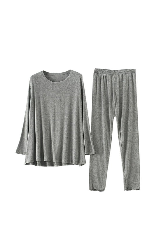 Wancir Women's Nursing Pajamas Maternity Pajama Postpartum PJS Breastfeeding long Sleeve Top & Pants Sets with Pockets