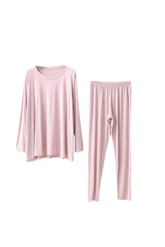 Wancir Women's Nursing Pajamas Maternity Pajama Postpartum PJS Breastfeeding long Sleeve Top & Pants Sets with Pockets