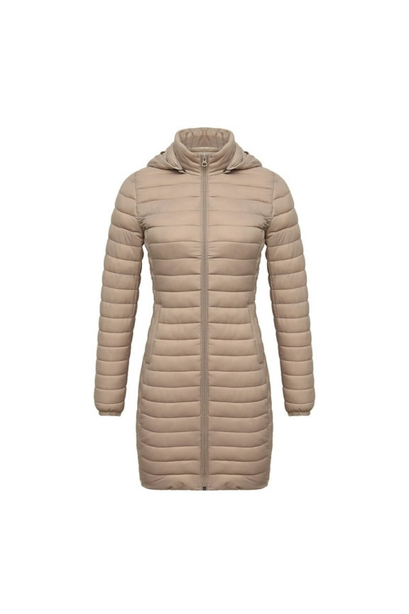 Wancir Women's Quilted Lightweight Puffer Jacket, Winter Coats for Women Long Padded Bubble Coat