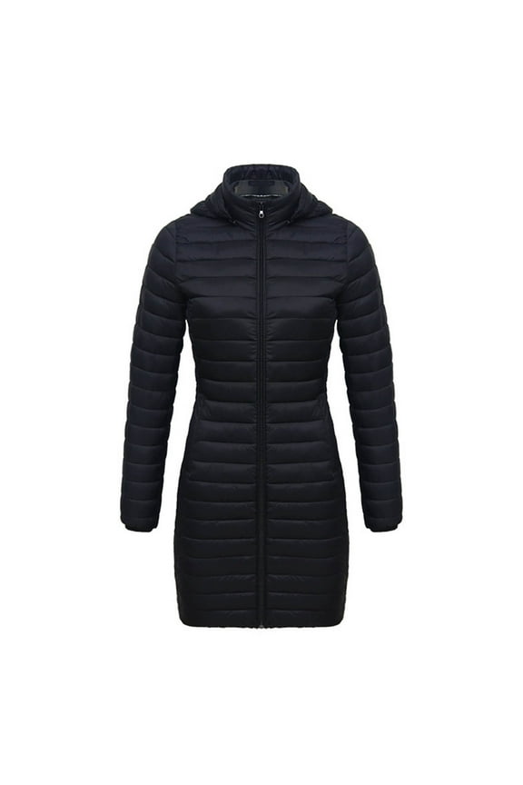 Wancir Women's Quilted Lightweight Puffer Jacket, Winter Coats for Women Long Padded Bubble Coat