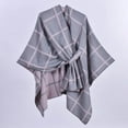 thumbnail image 1 of Wancir Women's Shawl Wrap Poncho Ruana Cape Open Front Cardigan Shawls for Fall Winter, 1 of 3