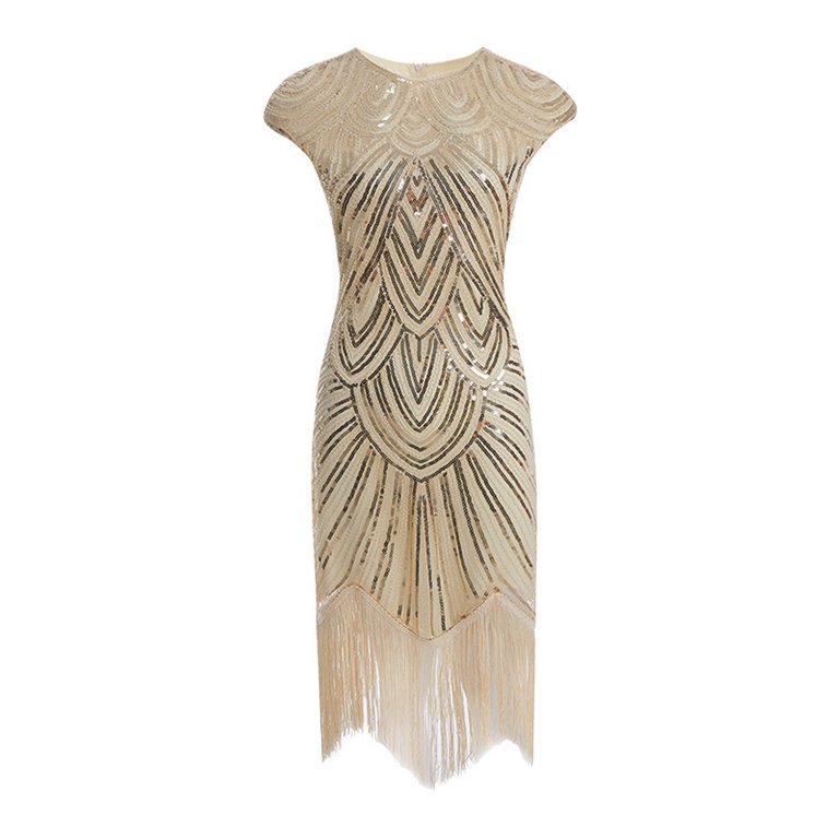 Wancir Women's Sparkly Sequin Mini Dress Shimmer Loose Short Shift Cocktail Party  Dress with Fringe Hem - Walmart.com