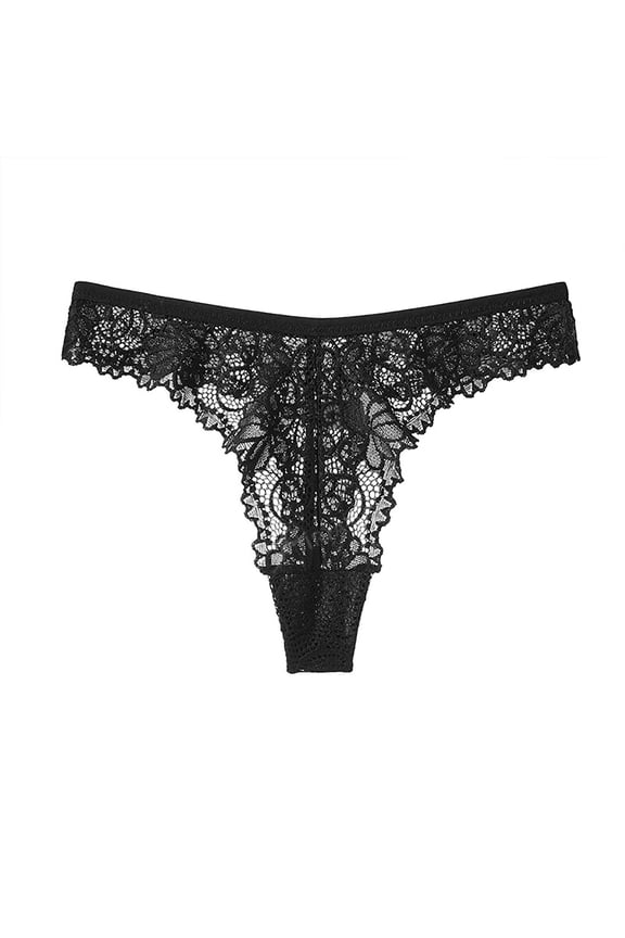 Wancir Women's Sports Yoga Lace Underwear Women's Low Waist Seamless Underwear European And American Plus Size Thong