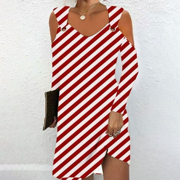 Wancir Women's Summer Maxi Dresses V Neck Cold Shoulder long Sleeve Casual Loose Long Split Dress