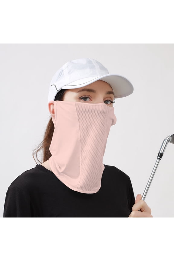 Wancir Women's Sun UV Protection Face Mask Neck Gaiter Windproof Scarf Sunscreen Breathable Bandana for Sport Outdoor