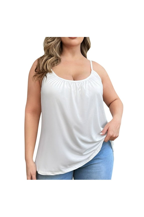 Wancir Women's Thermal Camisole Built-in Padded & Seamless Design