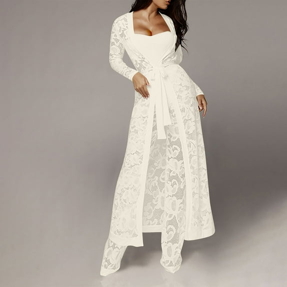 Wancir Women's Tracksuit Winter Autumn Knitted Long-sleeved Blazer Coat Tank Long Pants Three Piece Sets Outfit