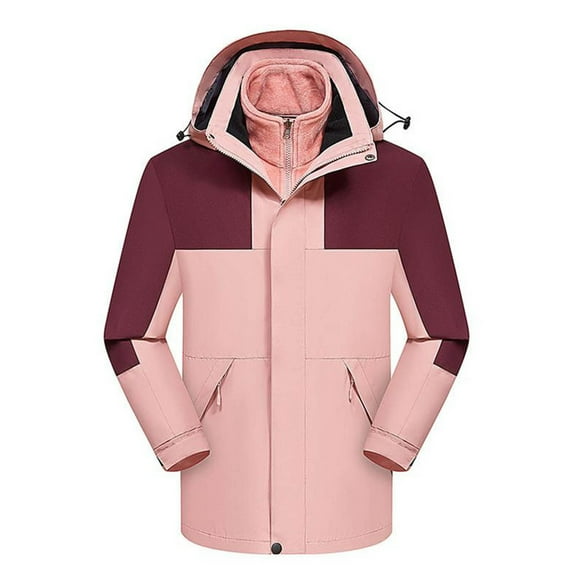 Wancir Women's Waterproof Ski Jacket Warm Winter Snow Coat Mountain Windbreaker Hooded Raincoat Jacket