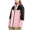 thumbnail image 1 of Wancir Women's Waterproof Ski Jacket Warm Winter Snow Coat Mountain Windbreaker Hooded Raincoat Jacket, 1 of 4