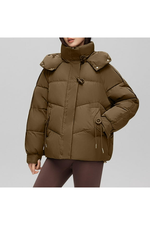 Wancir Women's Winter Warm Thicken Long Outwear Pockets Coat Parka Jacket