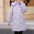 thumbnail image 1 of Wancir Women's Winter Warm Thicken Long Outwear Pockets Coat Parka Jacket, 1 of 6