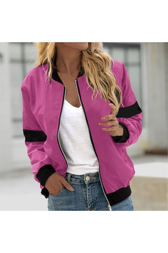 Wancir Women's Zip Front Warm-Up Jacket