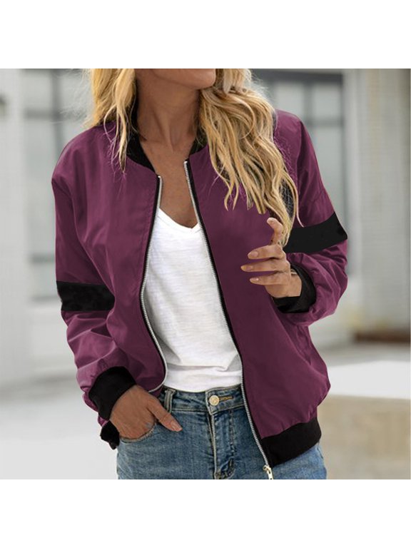 Wancir Women's Zip Front Warm-Up Jacket