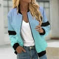 thumbnail image 1 of Wancir Women's Zip Up Workout Jackets with Pockets Slim Fit Cottony Soft Jacket for Running Athletic Yoga, 1 of 5