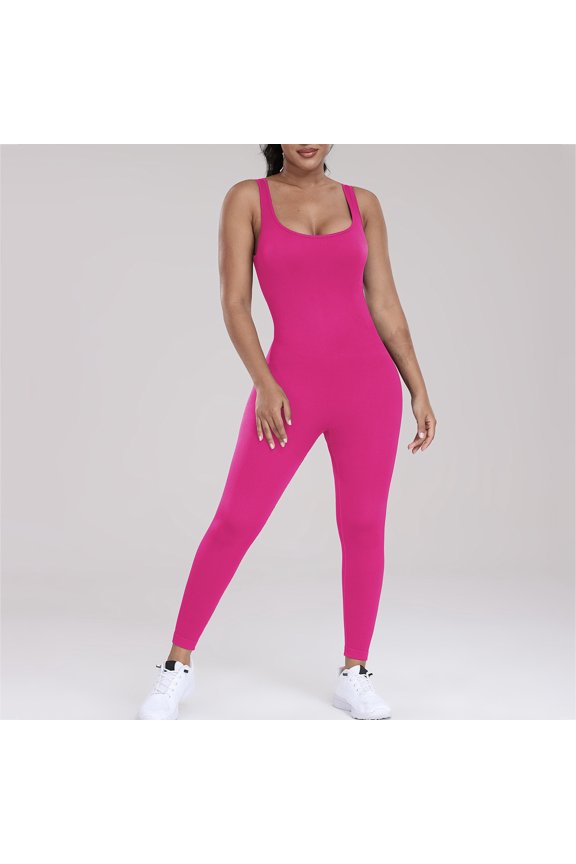 Wancir Womens Body Shaping Close-fitting With Casual Jumpsuit