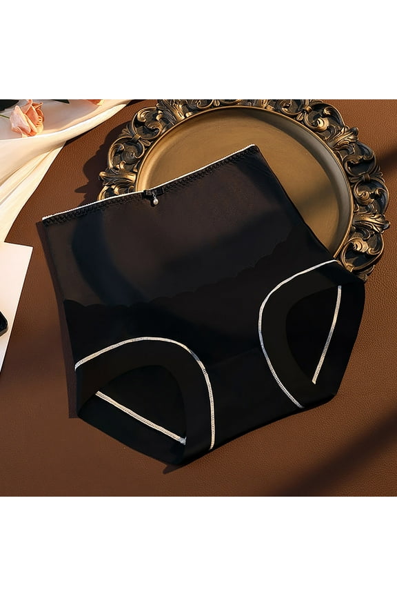 Wancir Womens Cotton Underwear Hipster High-Waisted Brief Panties Tummy Control Lifting Plus Size Bikini Briefs