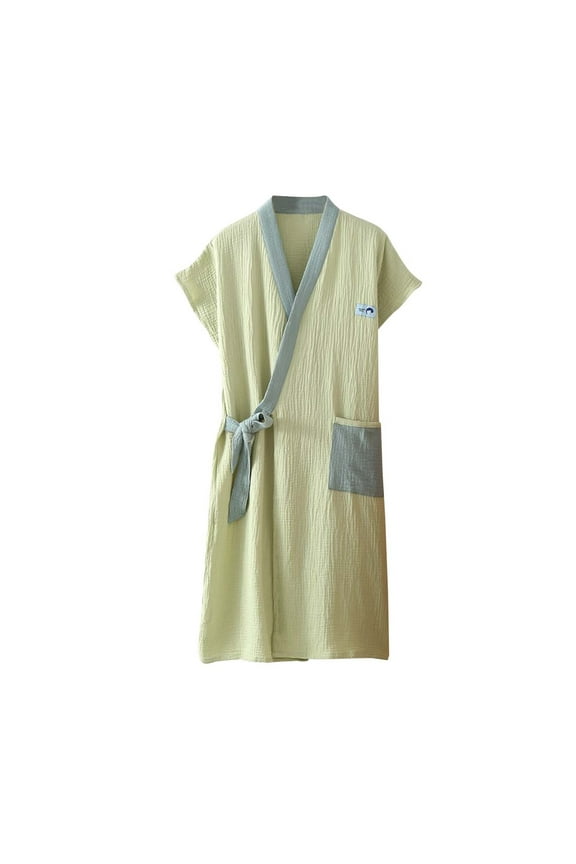 Wancir Womens Sleeveless Robe Soft Warm Fleece Plush Bathrobe Ladies Sleepwear Pajamas Housecoat Nightgown