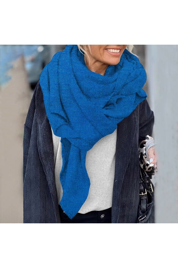 Wancir Womens Warm Winter Infinity Scarves Set Blanket Scarf Pure Color