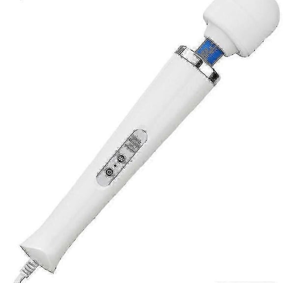 Wand Massager - Relaxation Corded Massage Wand - Back Neck Muscle Tension Vibration Stress Relief(1pcs-white)_Lucky_B