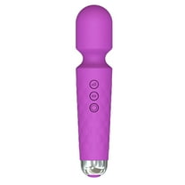 Wand Massager Vibrator with 8 Speeds 20 Vibration Modes, Personal Massager Adult Sex Toys for Women-Purple