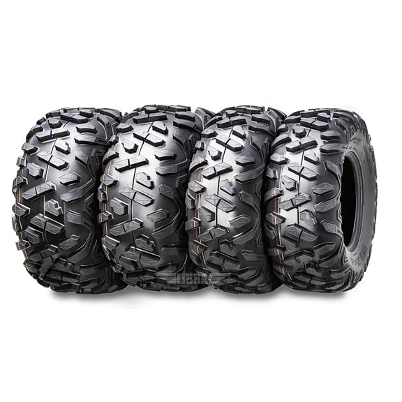 Wanda ATV Tires 23x8-11 & 25x12-9 P3501 Deep Tread Mud, Set 4
