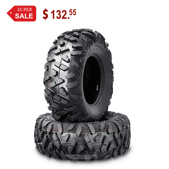25x10-12 25x10x12 Complete Set WANDA Lit Mud ATV Tires Fit 05-06 Kubota RTV 900 - Foto 6