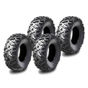 Wanda ATV/UTV tires 25x8-12 Front & Rear 6PR P3501 All Terrain 10375, Set 4