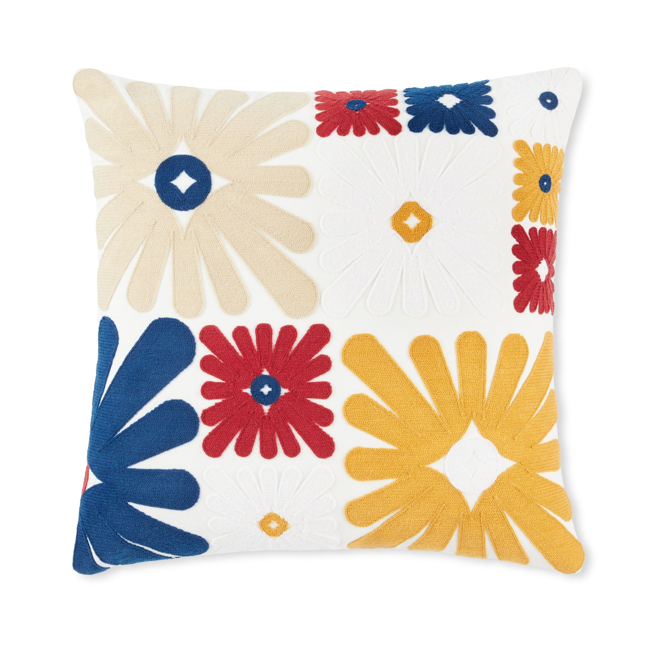 Wanda June Home Vintage Country Floral Pillow by Miranda Lambert, Multi-color, 20"x20"