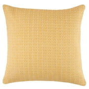 Wanda June Home Gold Woven Cotton Pillow, 1 Piece, Gold, 20"x20" by Miranda Lambert