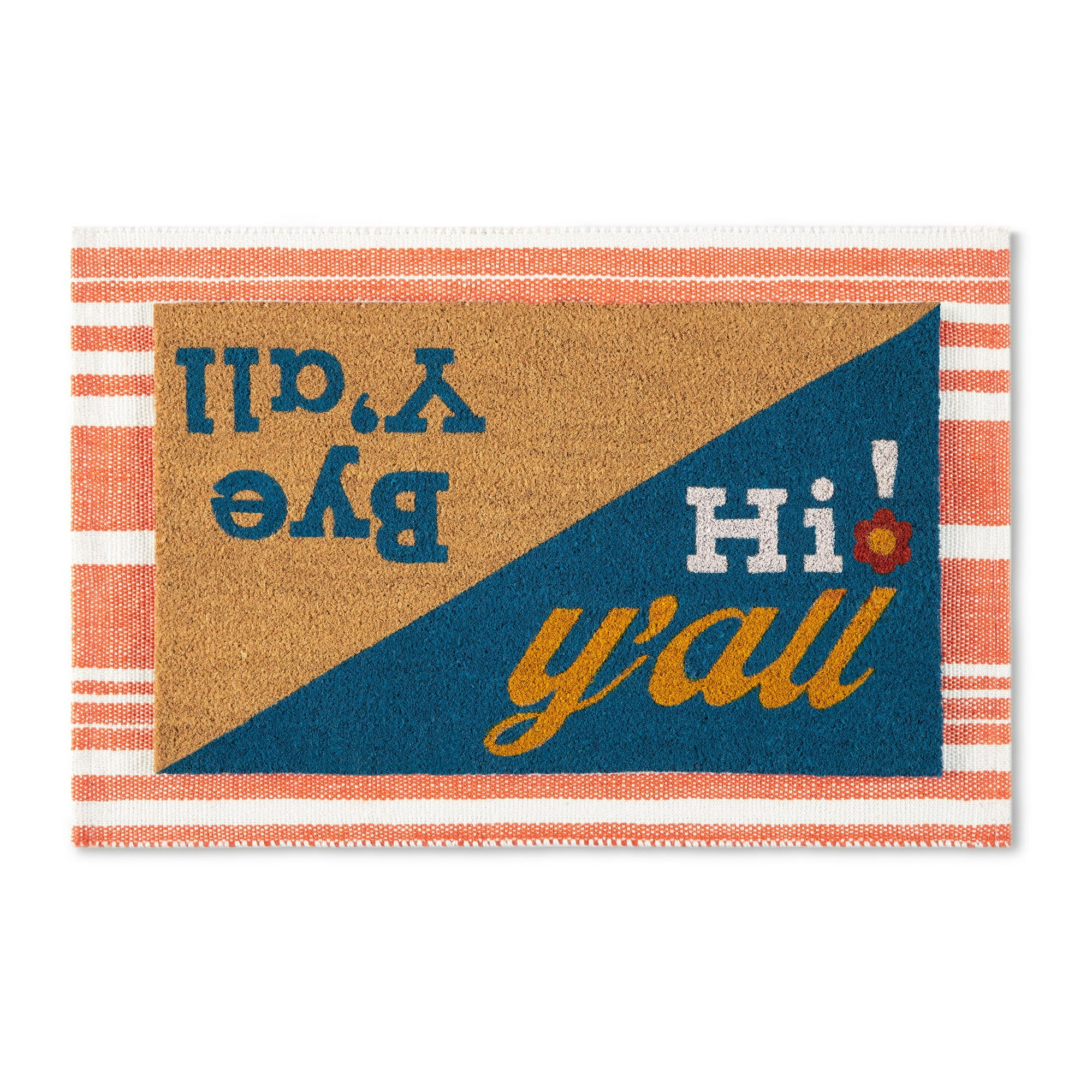 Wanda June Home Hi Y'all Bye Y'all 2 Piece Doormat Set