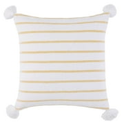 Wanda June Home Striped Woven Tassel Pillow, 1 Piece, Gold, 20"x20" by Miranda Lambert