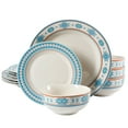 thumbnail image 1 of Wanda June Home Texas Sunset 12-Piece Decorated Fine Ceramic Dinnerware Set by Miranda Lambert, 1 of 11