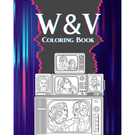WandaVision Coloring Book: Coloring Books for Adults, TV Series Coloring Book, Marvel Coloring, (Paperback)