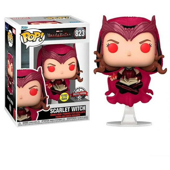 WandaVision Scarlet Witch Glow-in-The-Dark Pop! Vinyl Figure - EE Exclusive