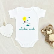 Wander Baby Clothes - Adventure Awaits Clouds Baby Clothes - Air Balloon Baby Clothes
