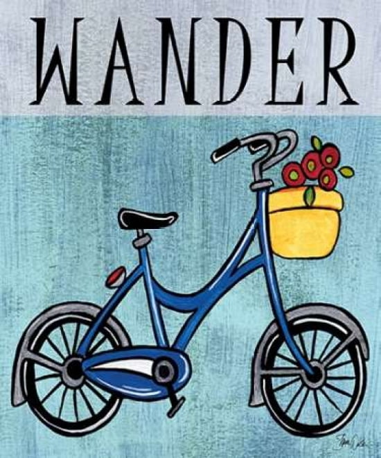 Wander Bike Canvas Art - Shanni Welsh (20 x 24)