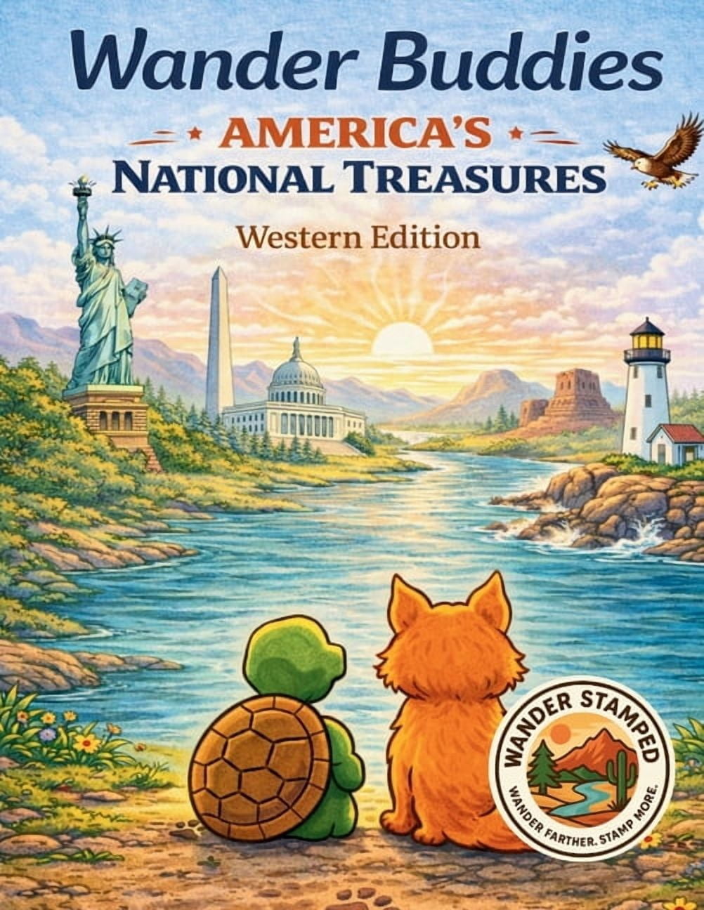 Wander Buddies: America's National Treasures - Western Edition, (Paperback)
