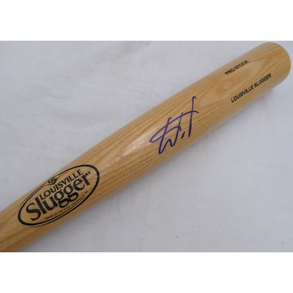 Wander Franco Autographed Louisville Slugger Bat Tampa Bay Rays JSA #AJ32501