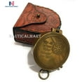 thumbnail image 1 of Not All Who Wander Are Lost Engravable Compass - Pocket Compass - Brass Compass with Leather Case - Pirates Compass - Gift Compass - Camping Compass - Confirmation Gift Idea - Baptism Gifts - Keepsake, 1 of 5