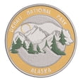 thumbnail image 1 of Wander Often! Bering Land Bridge, Alaska 3.5 Inch Iron Or Sew On Embroidered Fabric Badge Patch Seek Adventure, National Park Iconic Series, 1 of 2
