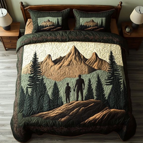 Wanderer Rest 3-Piece Quilted Bedding Set BTO1311042