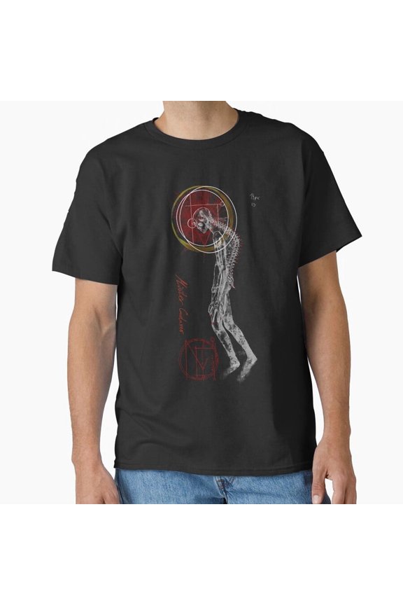 Wanderer White Skeleton D Abstract Art H5636 Unisex T-Shirt, Up to 5XL Available