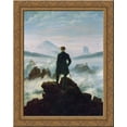 thumbnail image 1 of Wanderer above the Sea of Fog 20x23 Gold Ornate Wood Framed Canvas Art by Friedrich, Casper David, 1 of 2