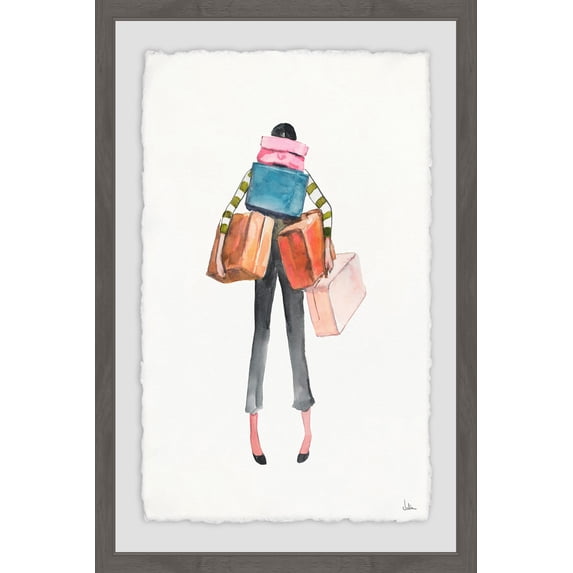 Wandering Framed Painting Print
