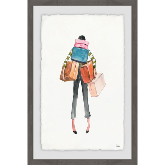 Wandering Framed Painting Print