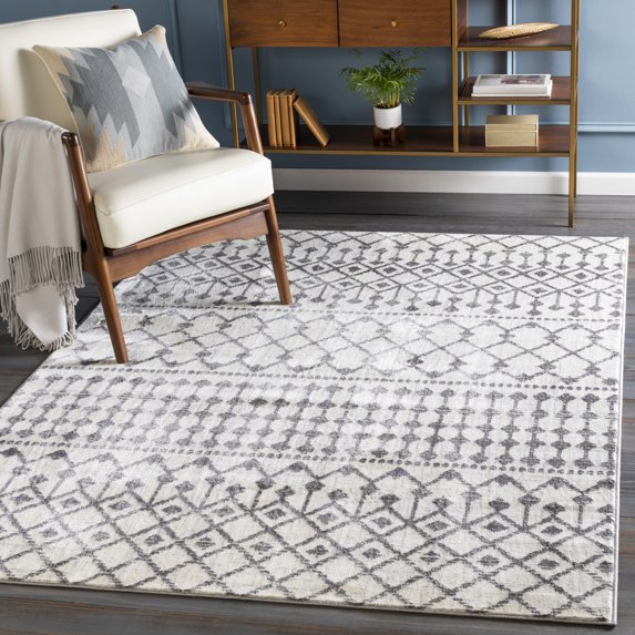 Wanderlust Charcoal 7'10" x 10'3" Global Rectangle Area Rug
