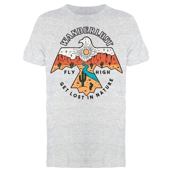 Wanderlust Desert Eagle T-Shirt Men -Image by Shutterstock, Male Medium
