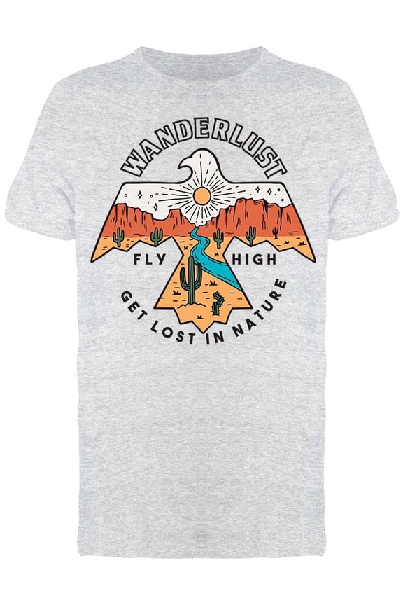 Wanderlust Desert Eagle T-Shirt Men -Image by Shutterstock, Male Medium